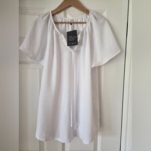 Chic Riyiper White Women's Size Large Blouse